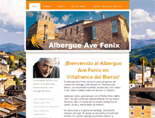 Tablet Screenshot of albergueavefenix.com